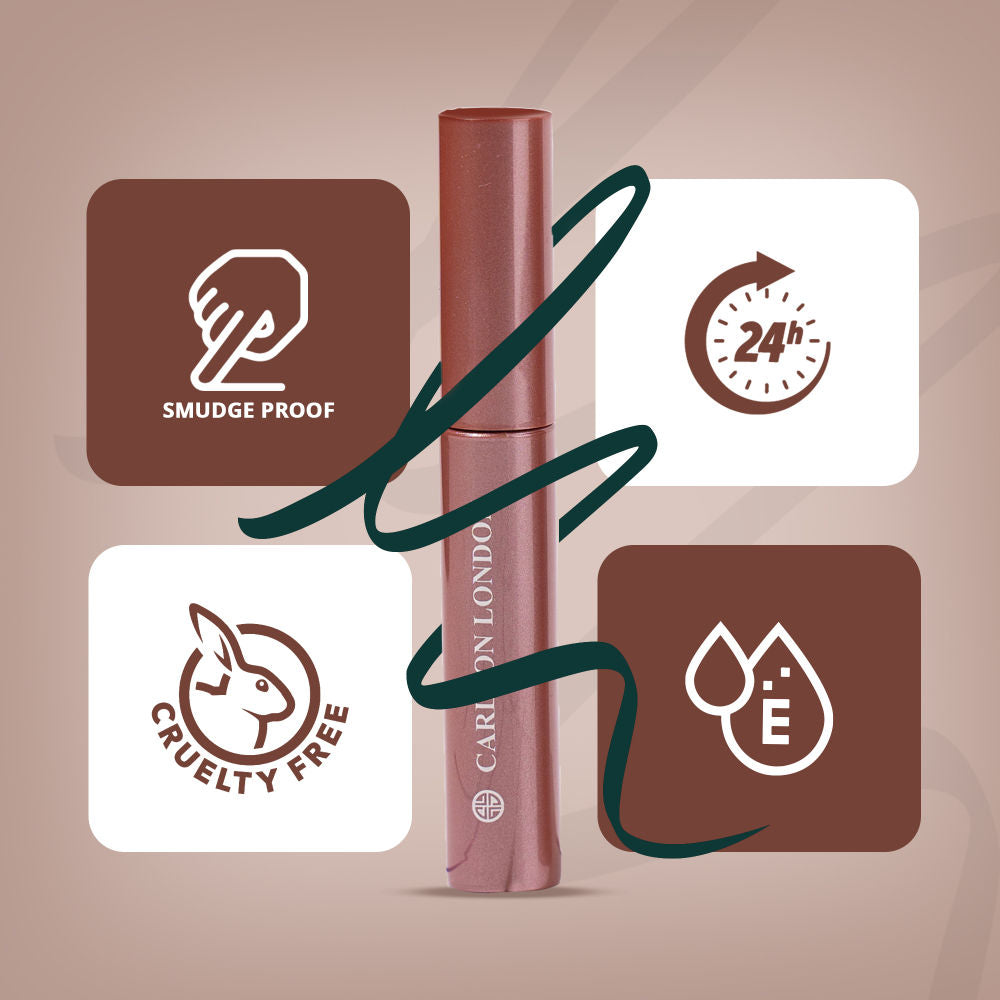 Carlton London Liquid Eyeliner Smudgeproof, Waterproof & Lasts Upto 24 Hrs Process Black
