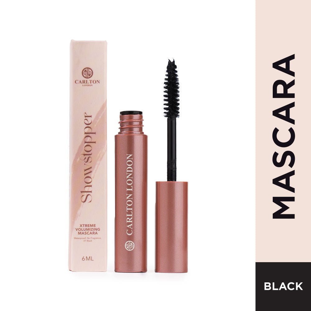 Carlton London Mascara For Volumizing lashes Smudgeproof & Waterproof - Black
