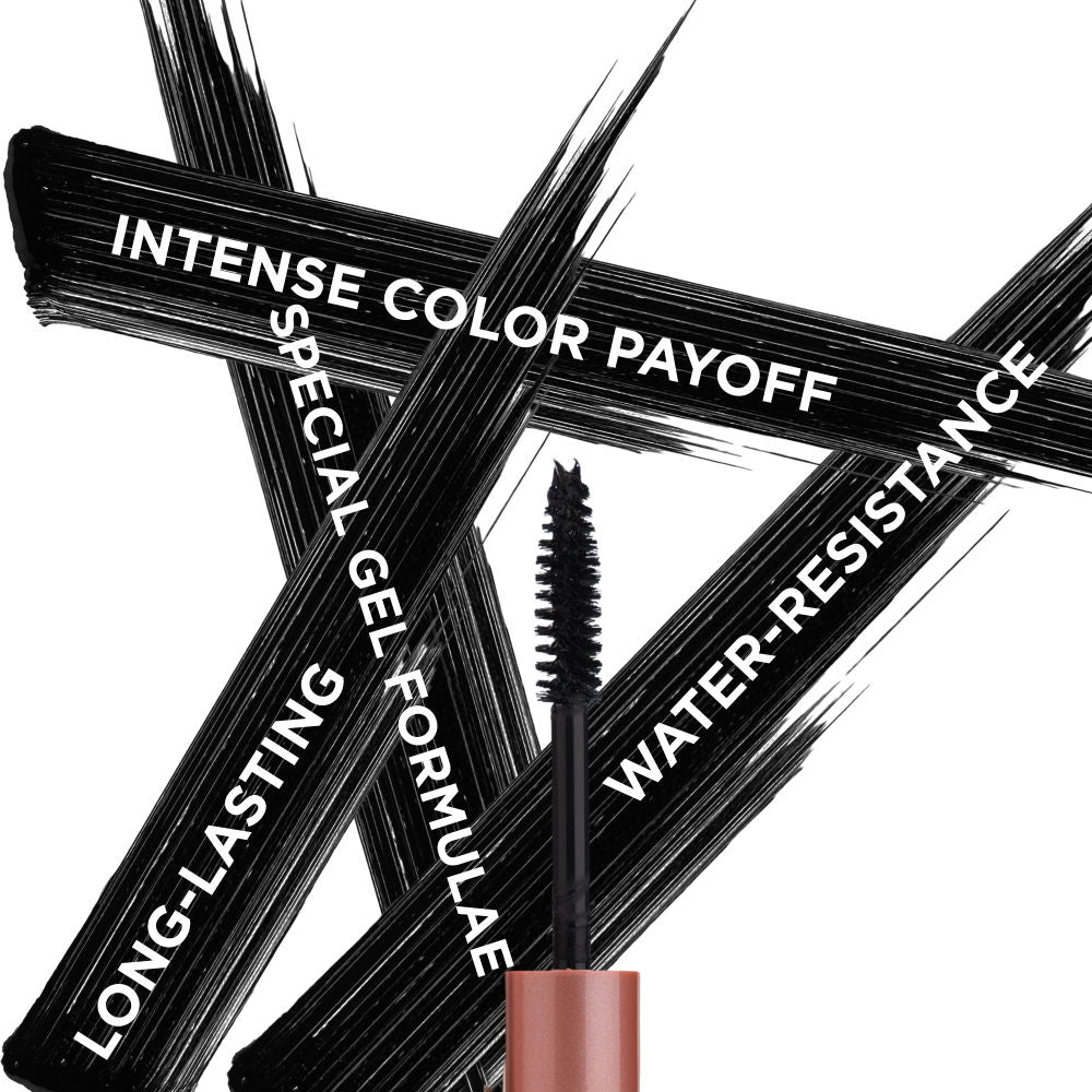 Carlton London Mascara For Volumizing lashes Smudgeproof & Waterproof - Black