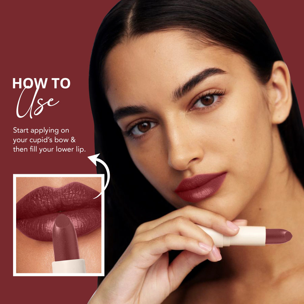 Carlton London Velvet Satin Glitterati Bullet Lipstick Transferproof & Long Lasting