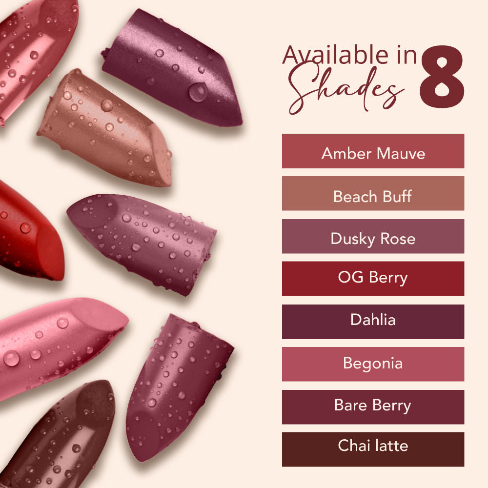 Carlton London Creamy Matte Stardust Bullet Lipstick Transferproof & Long Lasting