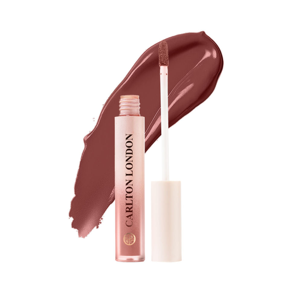 Carlton London Matte Finish Liquid Lipstick Intense Colour Transferproof & Long Lasting - Nutella Kiss