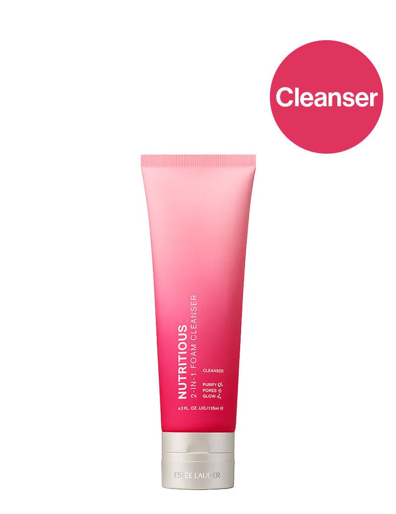 Nutritious 2-In-1 Foam Cleanser with Niacinamide for Pore Minimization (For Oily Skin)
