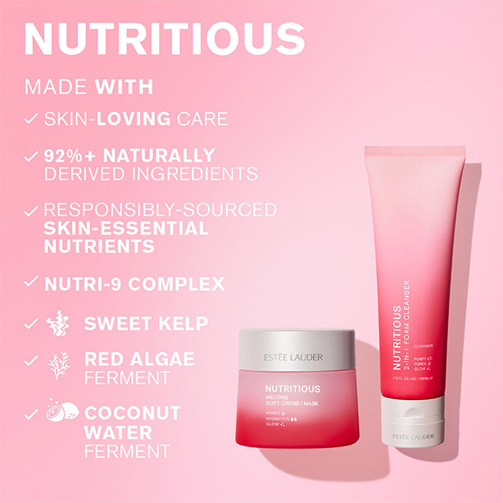 Nutritious 2-In-1 Foam Cleanser with Niacinamide for Pore Minimization (For Oily Skin)