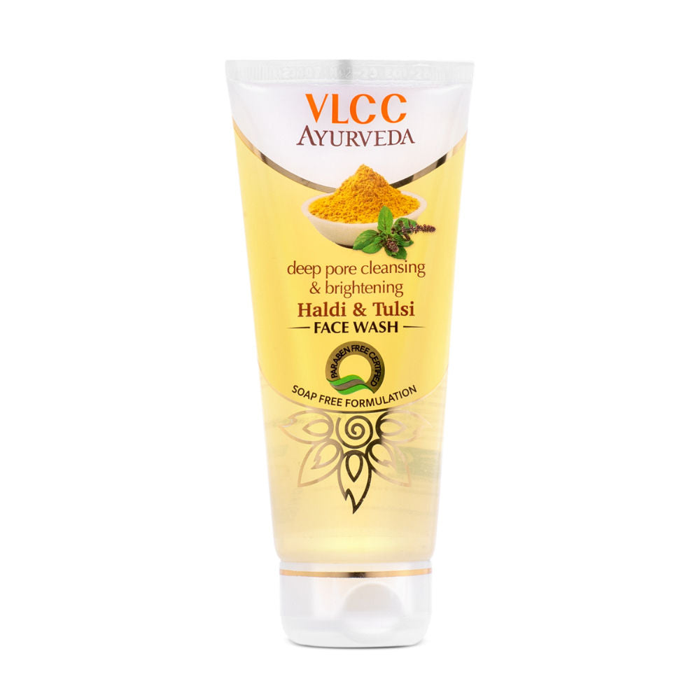 Ayurveda Deep Pore Cleansing & Brightening Haldi & Tulsi Face Wash