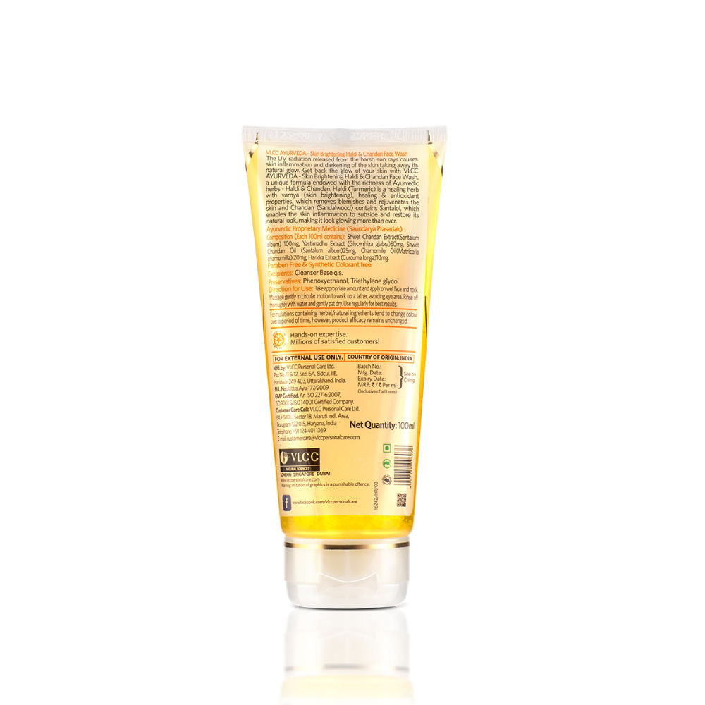 Ayurveda Skin Brightening Haldi & Chandan Face Wash