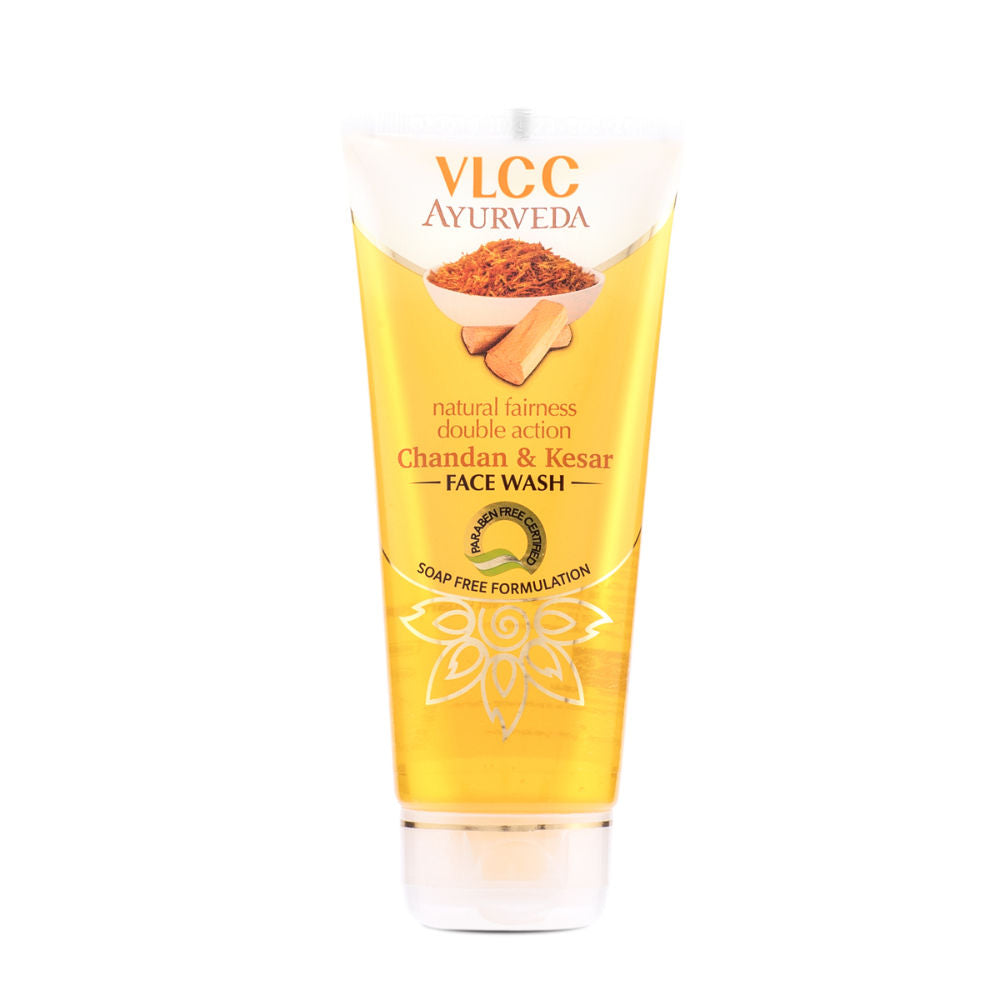 Ayurveda Natural Fairness Double Action Chandan & Kesar Face Wash