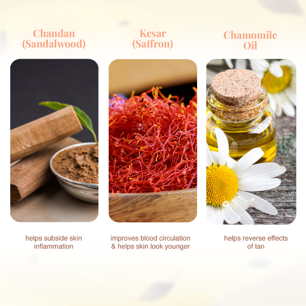 Ayurveda Natural Fairness Double Action Chandan & Kesar Face Wash