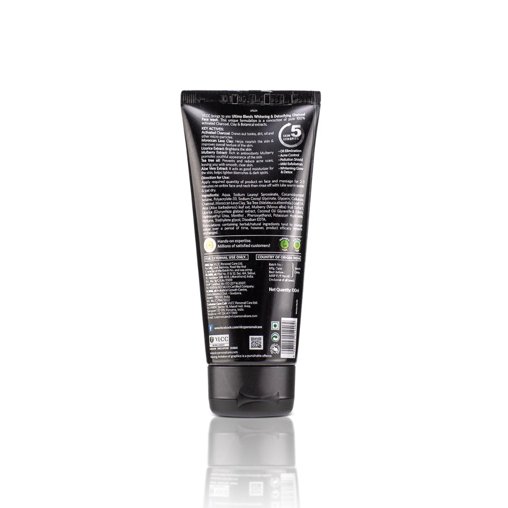 Ultimo Blends Charcoal Face Wash For Whitening & Detoxifying