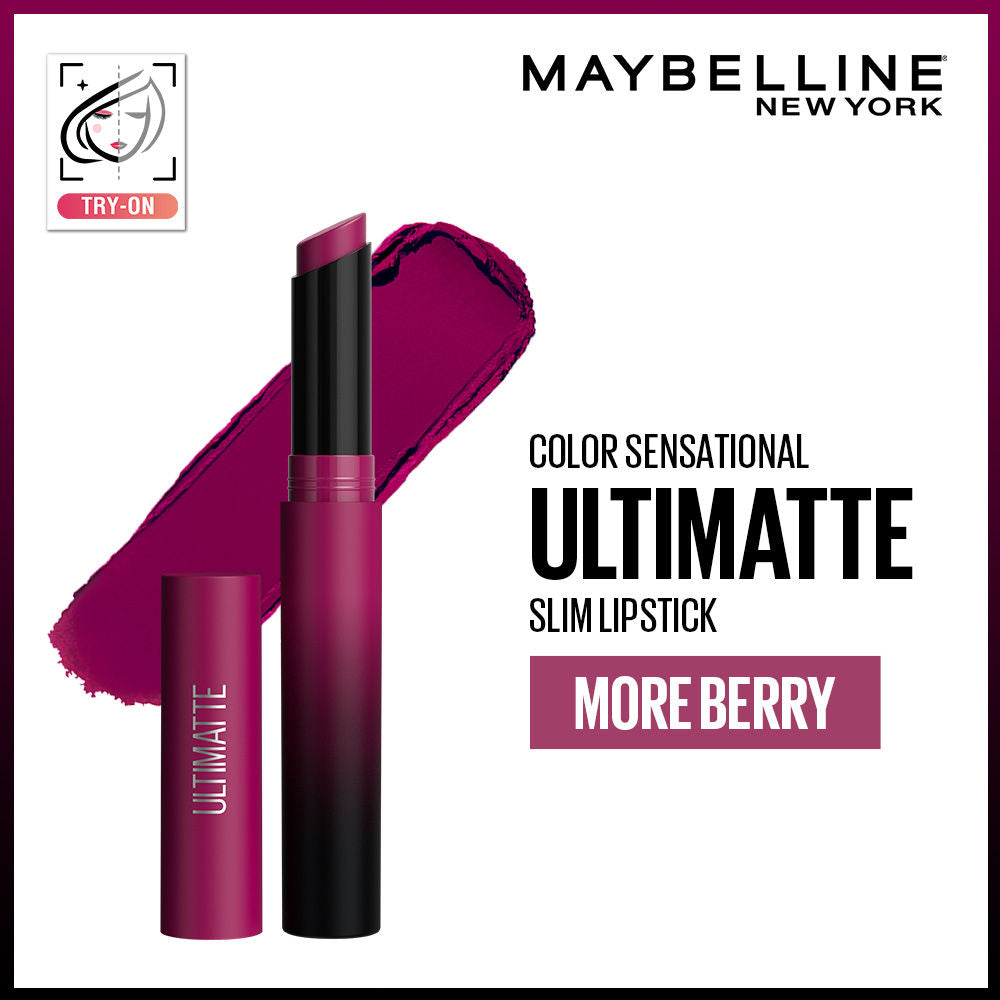 Color Sensational Ultimattes Lipstick, Matte Finish - More Ruby - More Berry