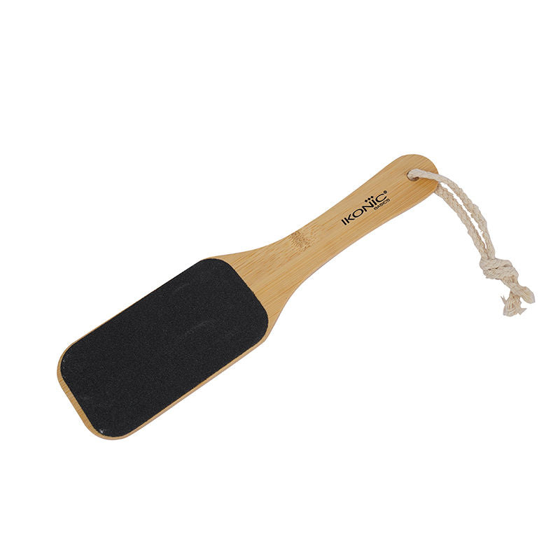 Double Sided Sand Bamboo Foot Scraper IKB-758C