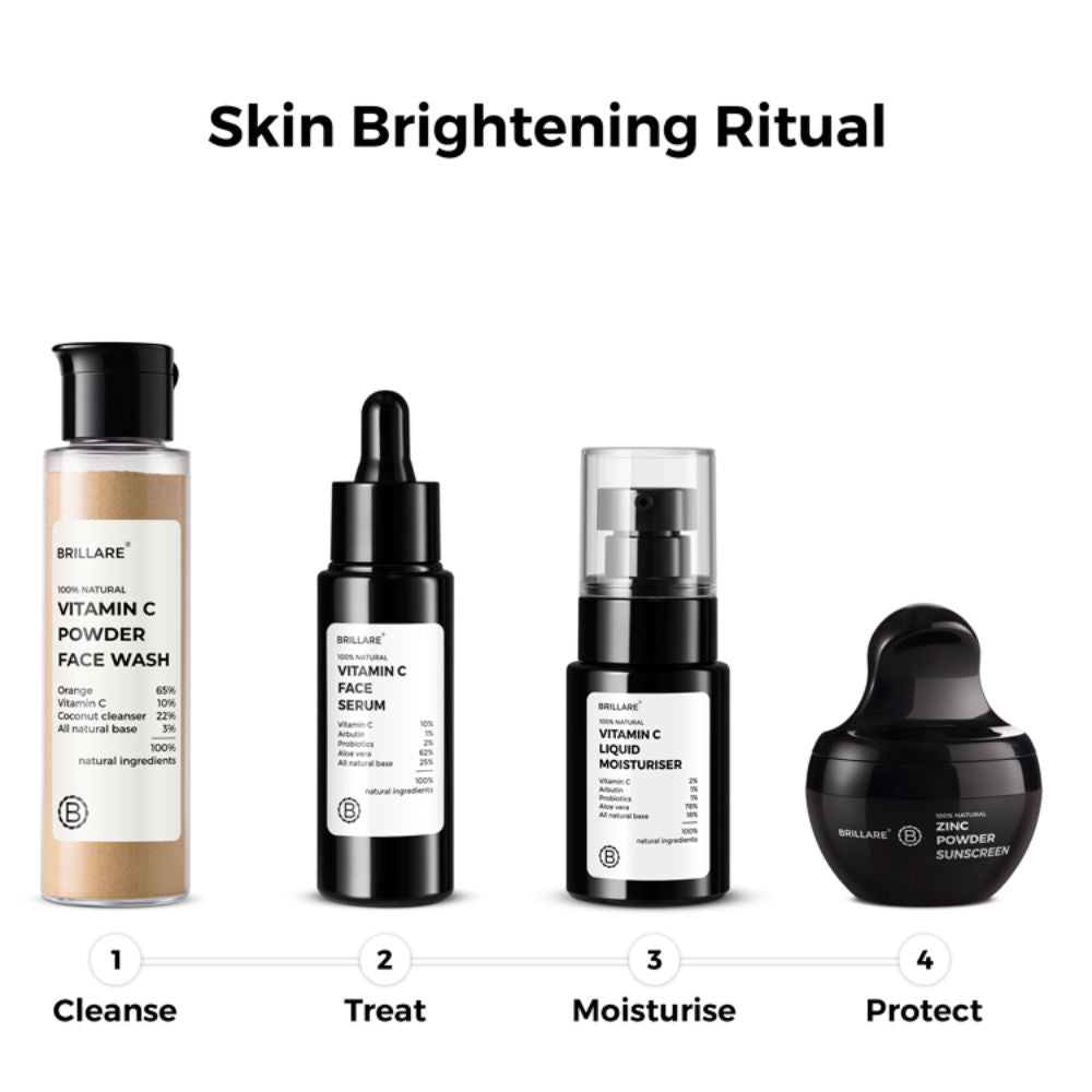10% Vitamin C Face Serum for Glowing Skin with Probiotics Visible Glow in Just 7 Days