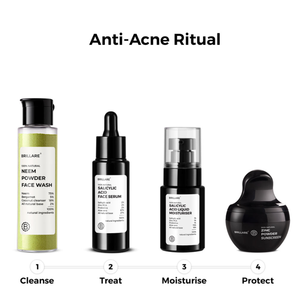 Neem Powder Face Wash Fights Acne, & Pimples 100% Natural Face Wash for men and women