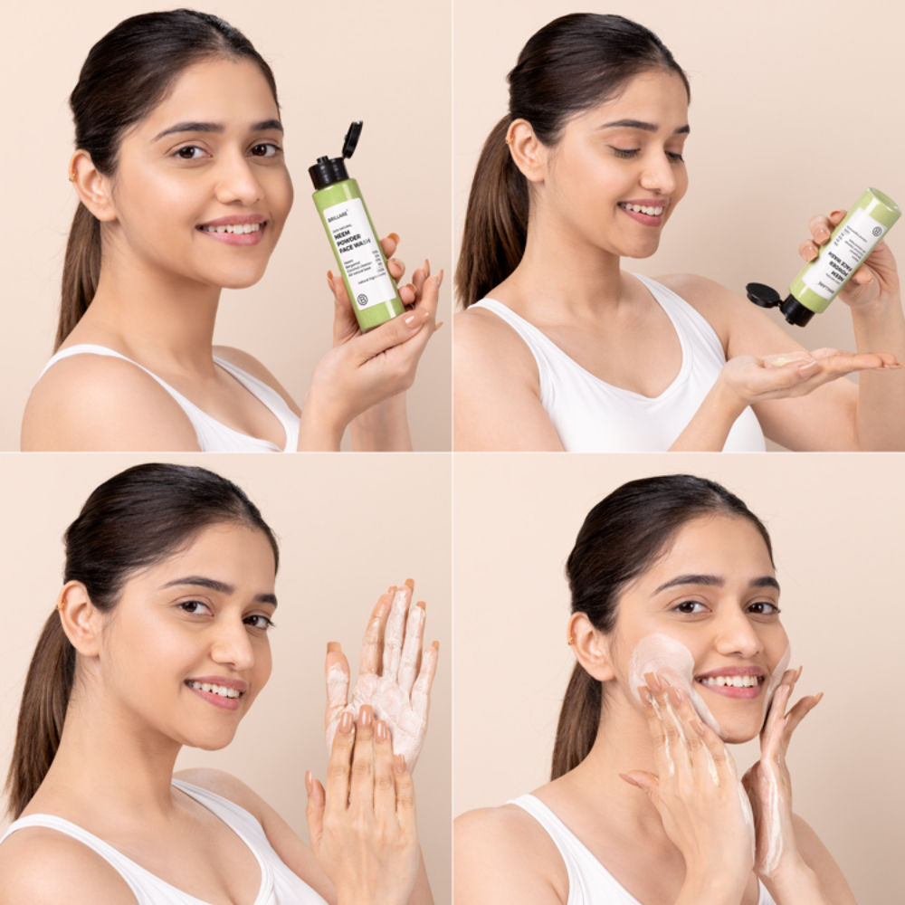 Neem Powder Face Wash Fights Acne, & Pimples 100% Natural Face Wash for men and women