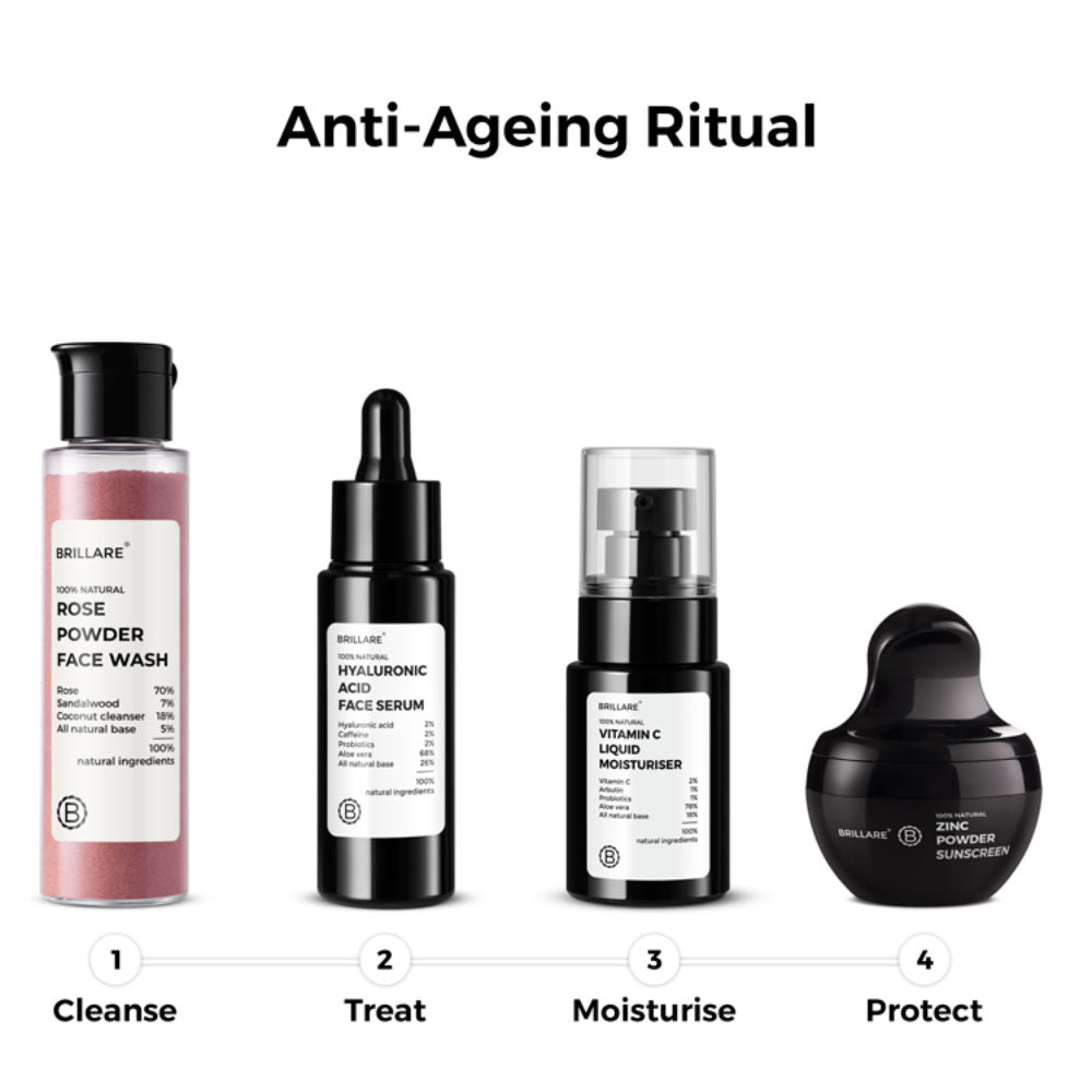 Rose Powder Face Wash For Well Hydrated, Younger Looking Skin
