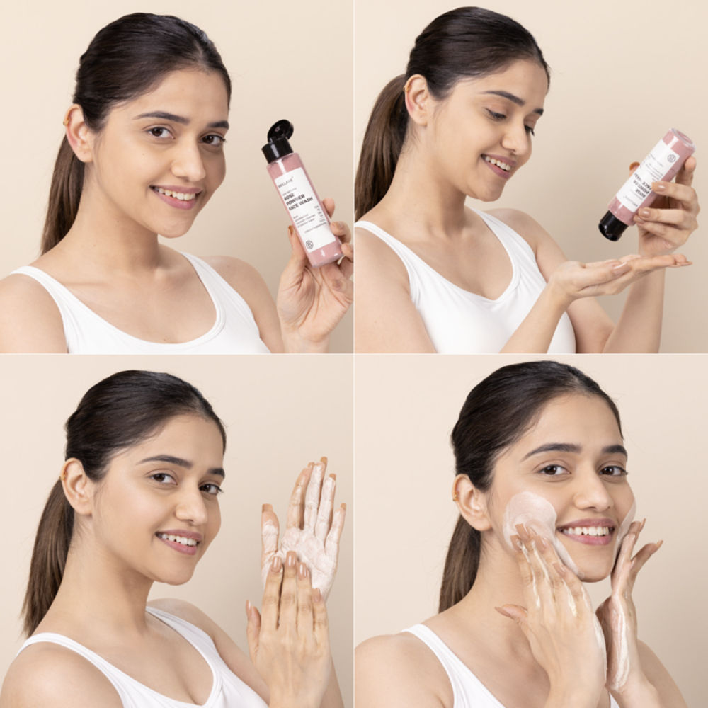 Rose Powder Face Wash For Well Hydrated, Younger Looking Skin