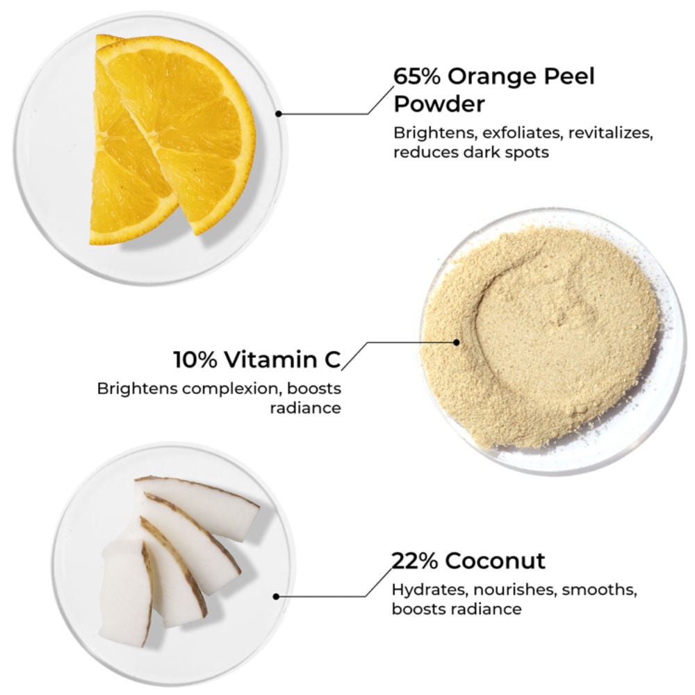 Vitamin C Powder Face Wash for Glowing, Bright Looking Skin