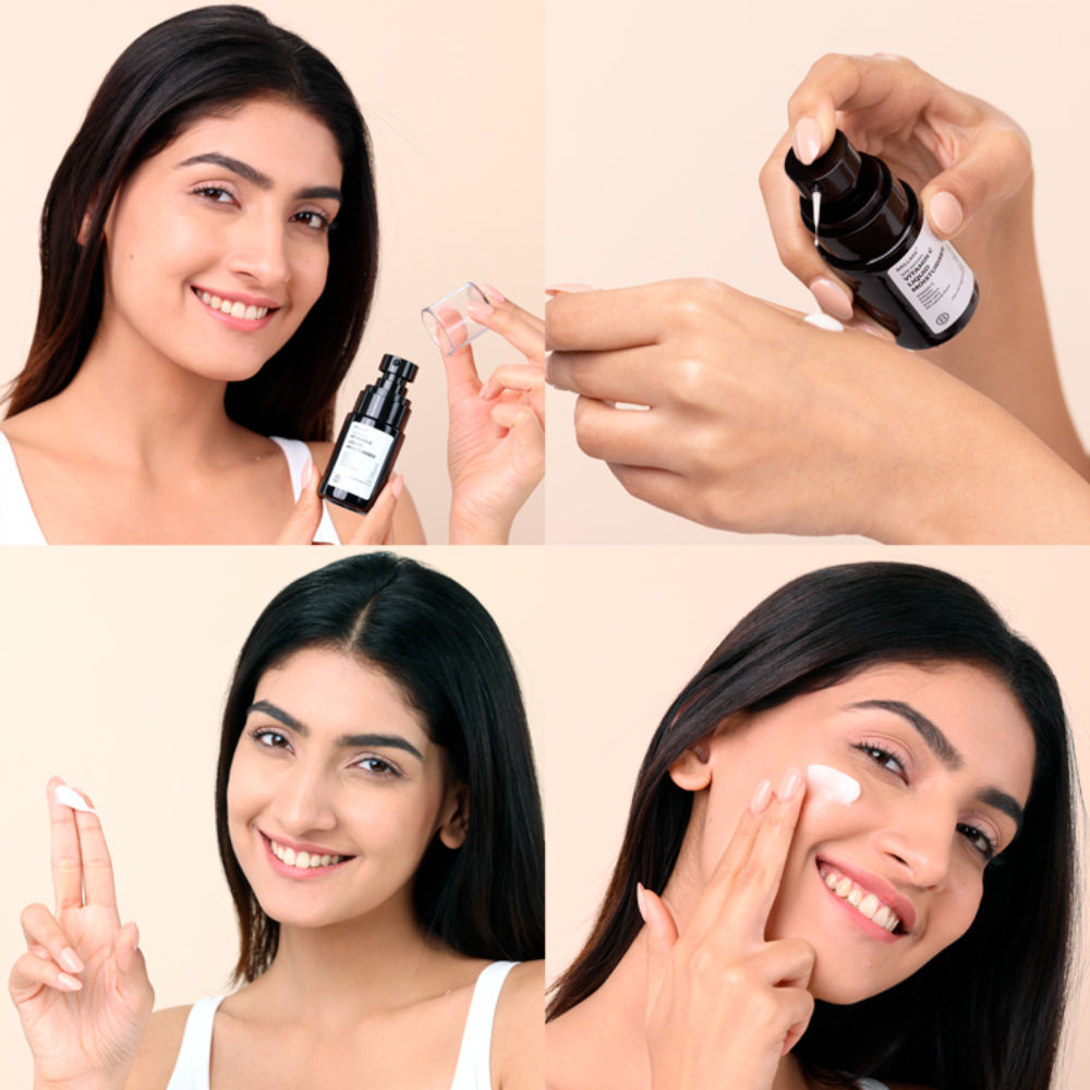 Vitamin C Liquid Moisturizer for Bright & Glowing Skin Visible Dark Spot Reduction in 7 Days