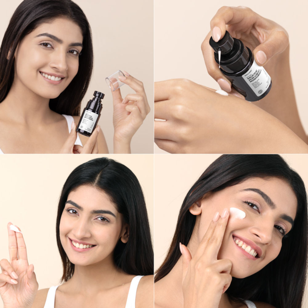 Salicylic Acid Liquid Moisturizer for Oily & Acne Prone Skin Visible Acne Reduction in 1 Week