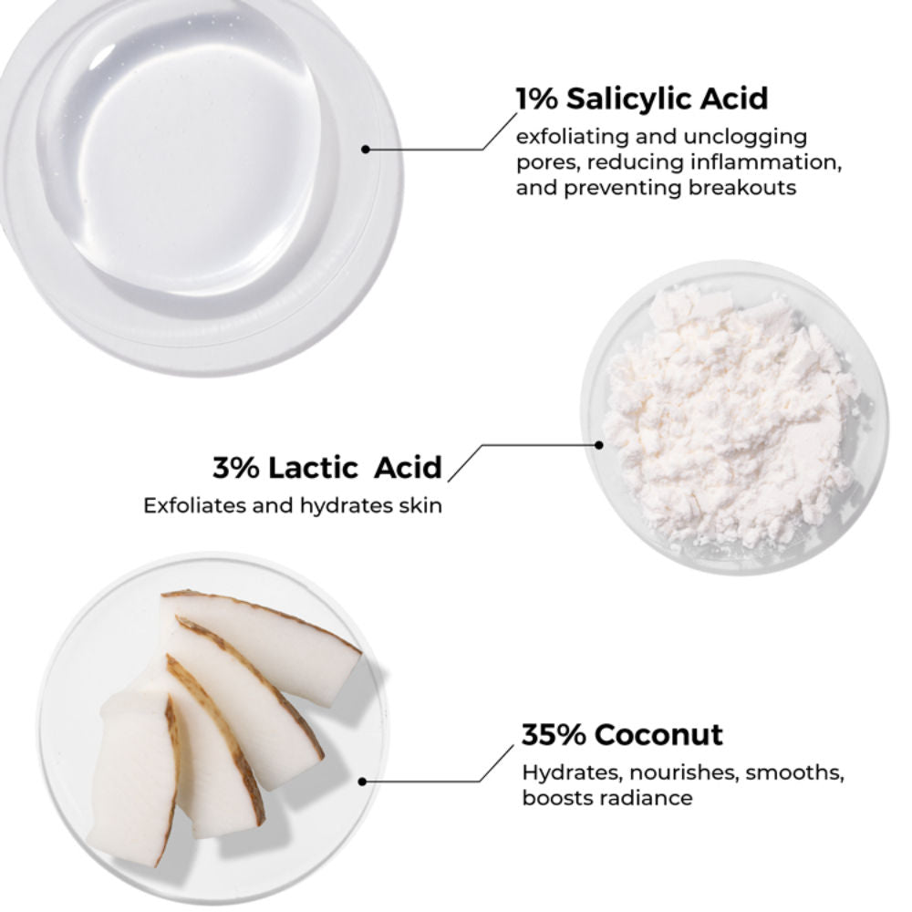 Salicylic & Lactic Acid Body Wash For Clear, Purified & Acne Prone Skin
