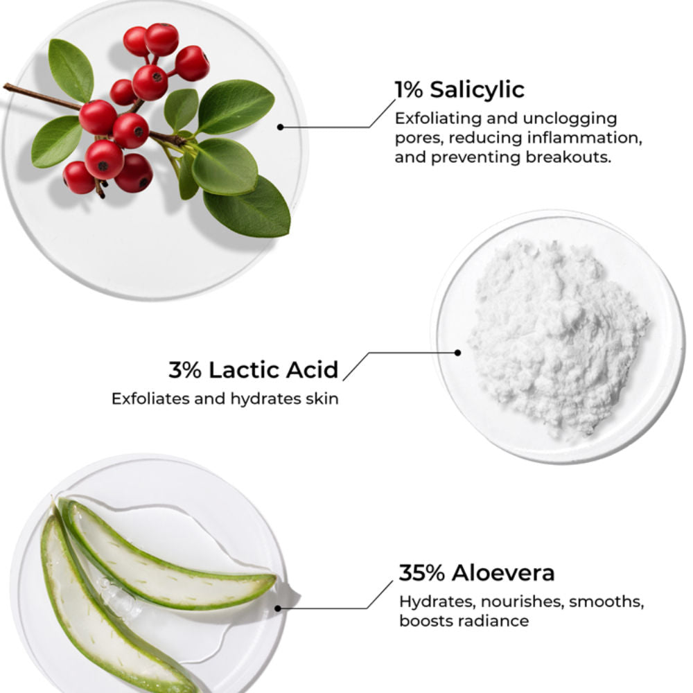 Salicylic Acid Body Lotion for Clear & Purified Skin AHA BHA Lotion for Acne Prone Skin