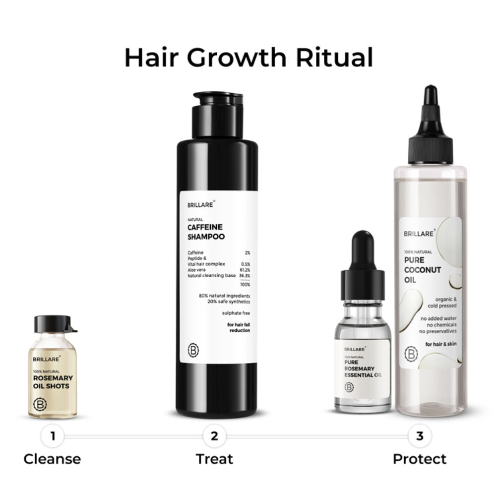 Pure Rosemary Essential Oil for Hair Growth & Scalp Nourishment