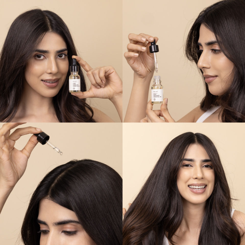 Pure Rosemary Essential Oil for Hair Growth & Scalp Nourishment