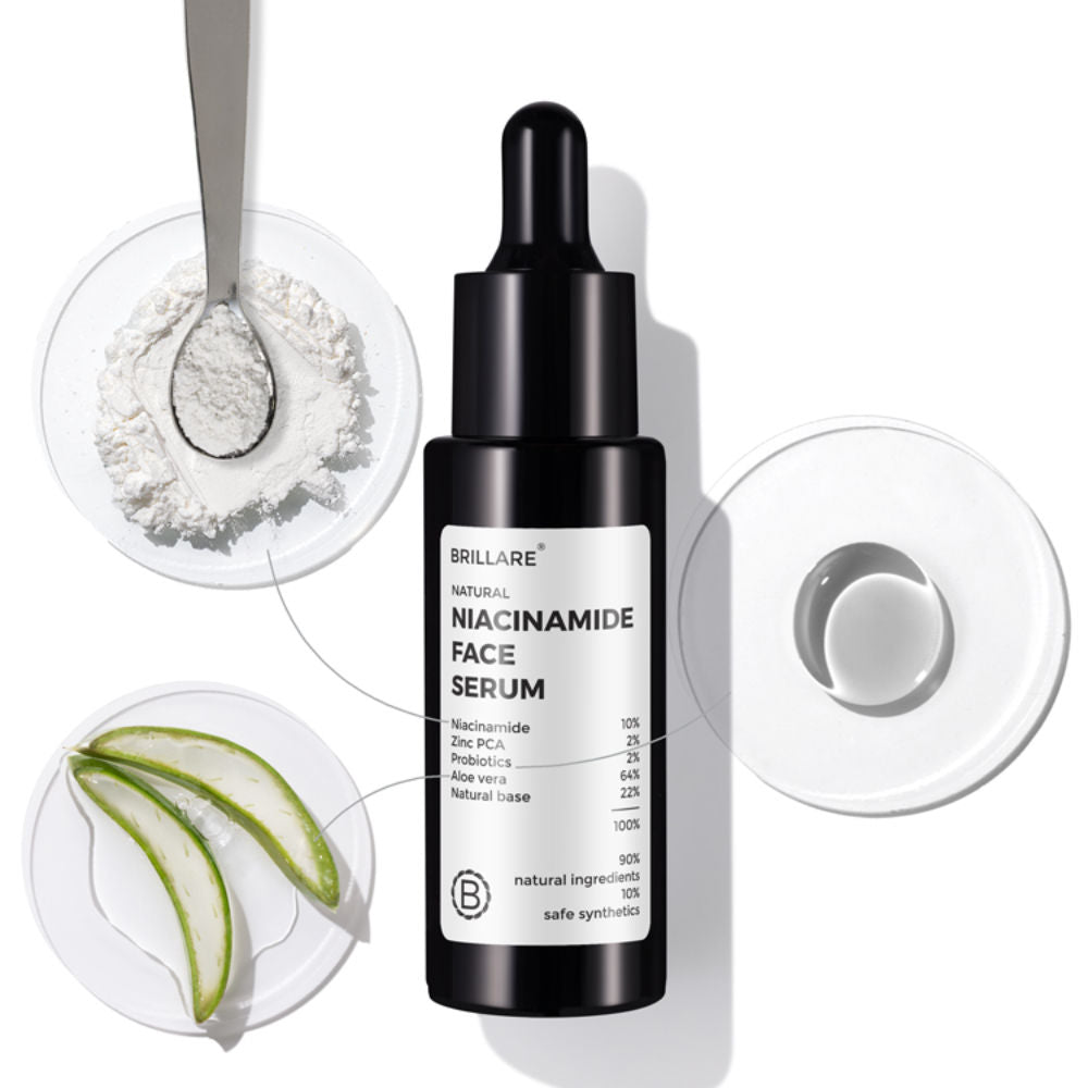 10% Niacinamide Face Serum for Oily & Acne Prone Skin Reduces Dark Spots & Open Pores