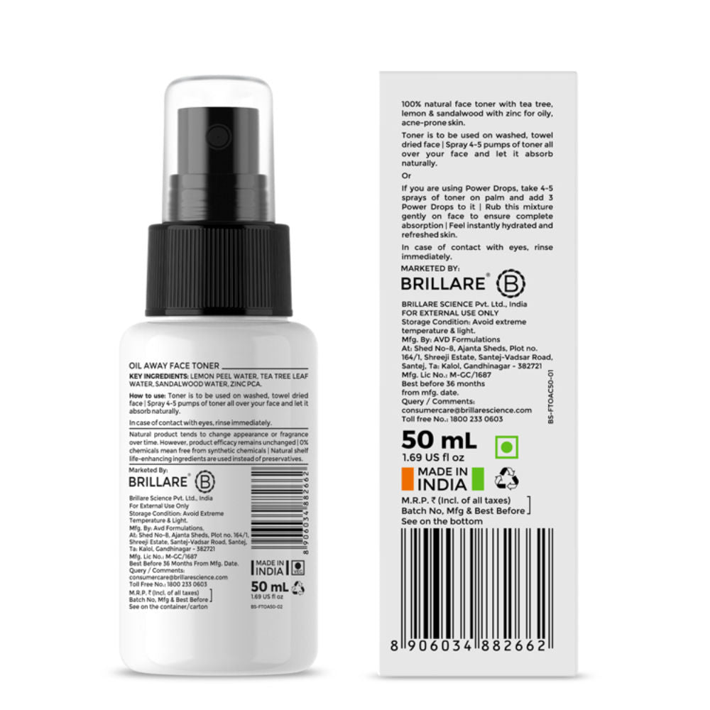 Oil Away Serum Mist For Oily & Acne Prone Skin