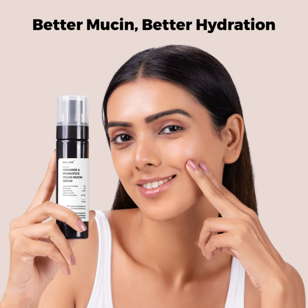 Ceramide & Probiotics Vegan Mucin Serum | Repairs 90% Skin Barrier with 100 Hour Hydration