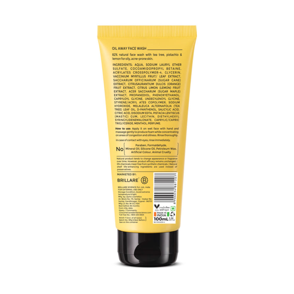 Professional Oil Away Face Wash for Oily Skin & Acne Prone Skin