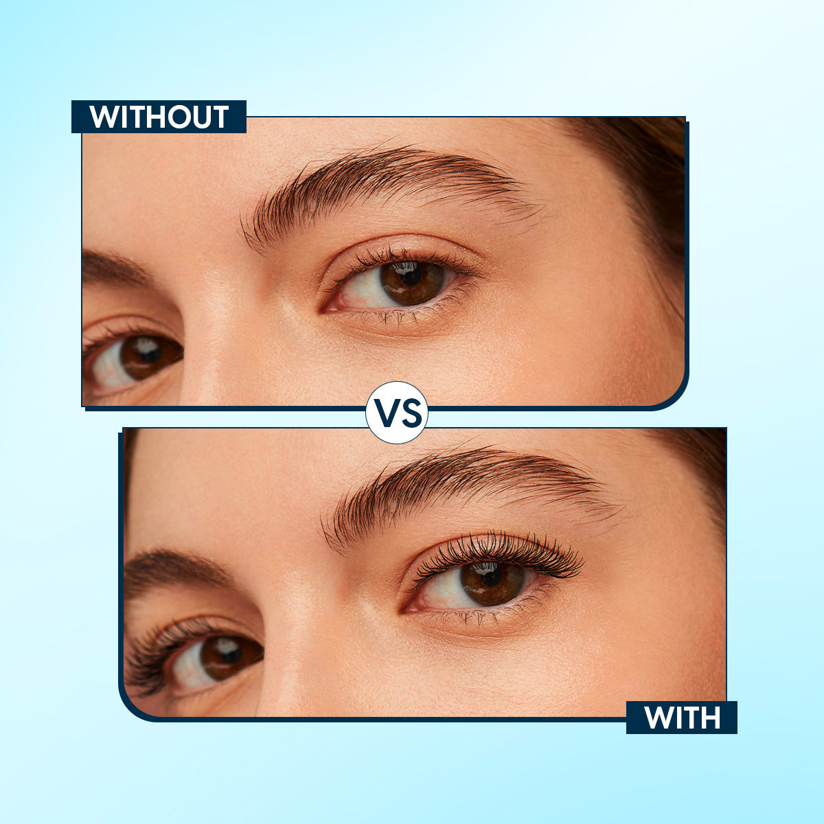False Magnetic Eyelashes & Applicator - No Glue Needed, Natural-looking & Reusable Fake Lashes