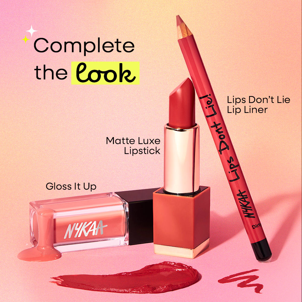 Nykaa Lips Don’t Lie! Matte Lip Liner Feisty Brunette
