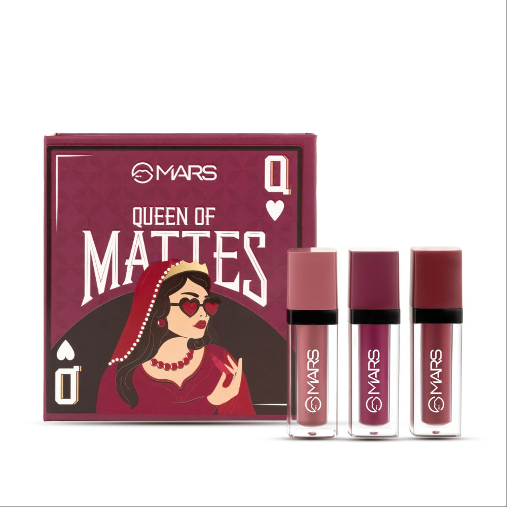 Queen Of Mattes Reds & Maroons Liquid Lipsticks - Plums Maroons