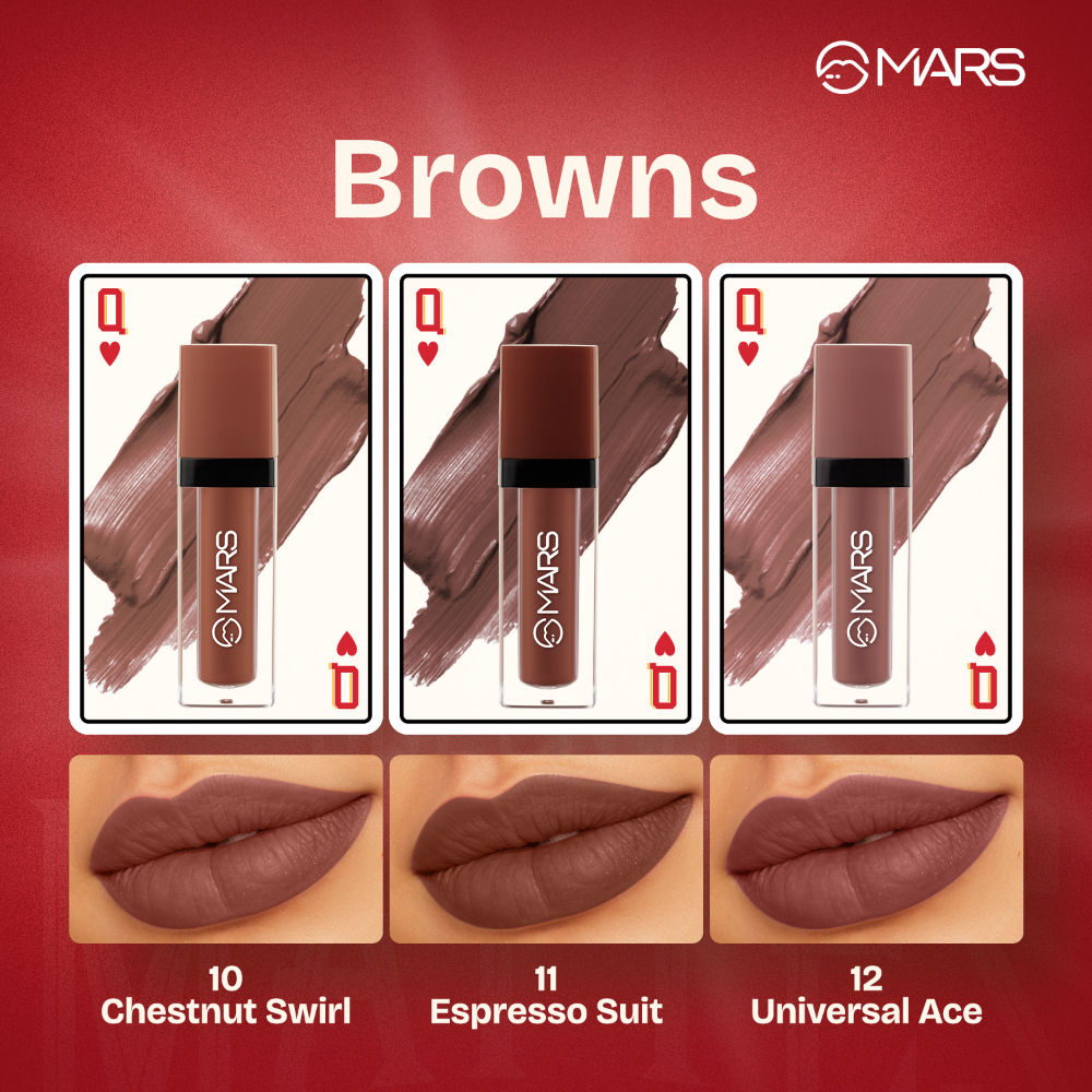 Queen Of Mattes Reds & Maroons Liquid Lipsticks