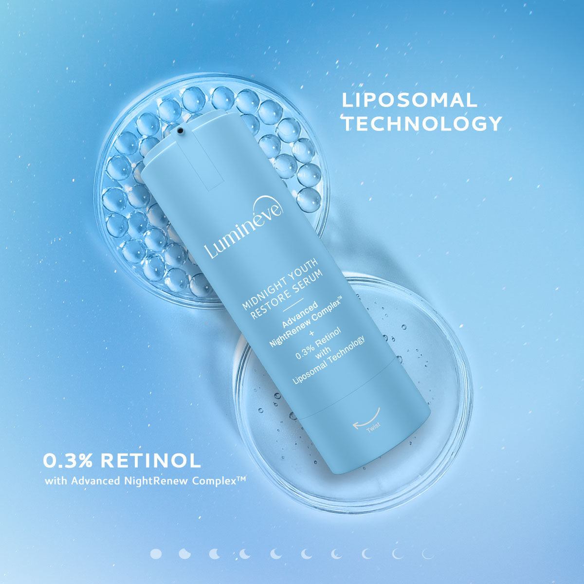 0.3% Retinol Face Serum for Youthful Aging & Firmness with Advanced NightRenew Complex