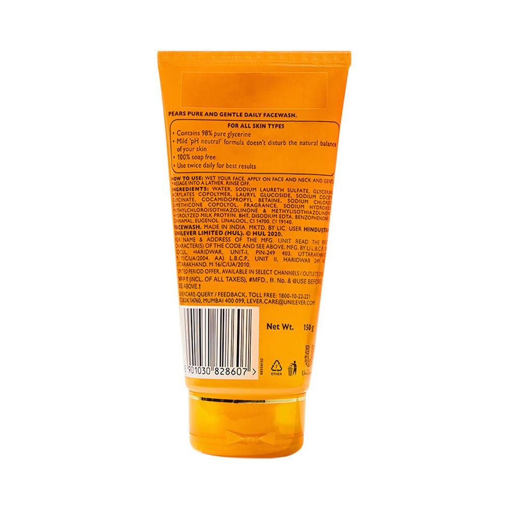 Pure and Gentle Daily Cleansing Facewash Ultra Mild Cleanser with Glycerine