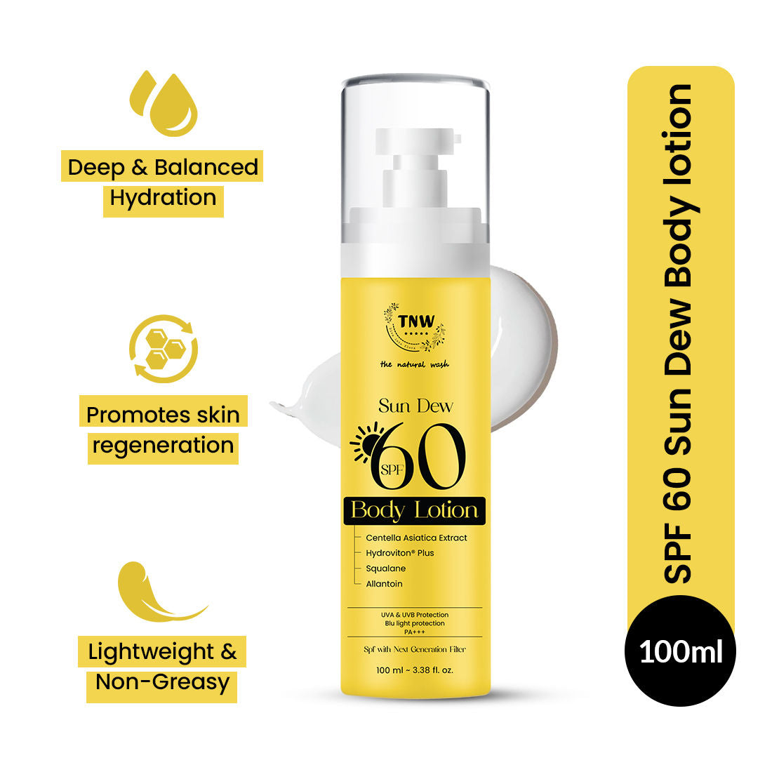 Sunscreen Sun Dew SPF 60 Body Lotion