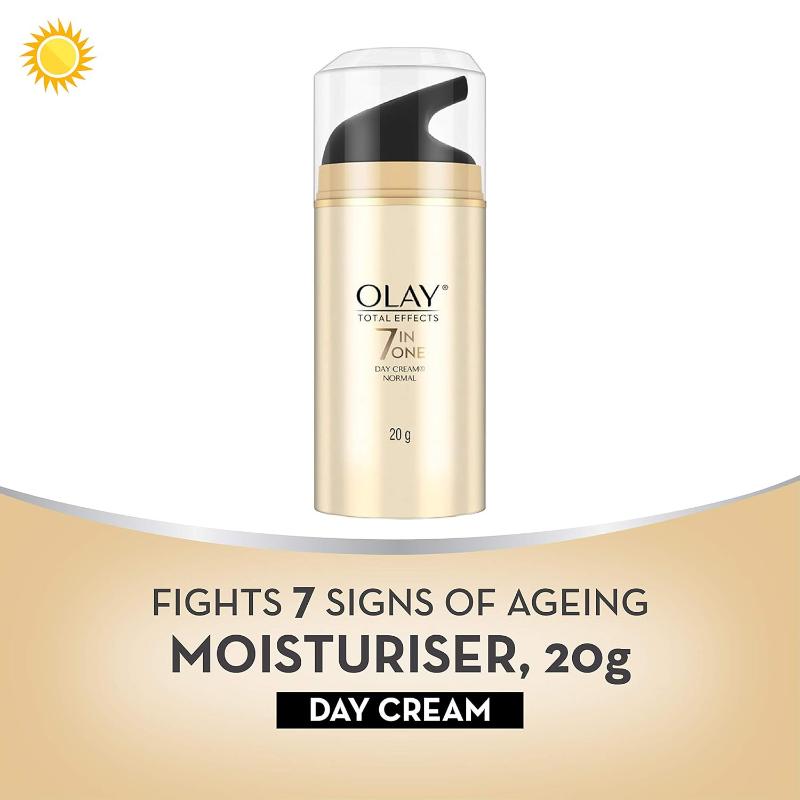 Total Effects Day Cream, Fights 7 Signs of Ageing With Niacinamide & Green Tea Extracts