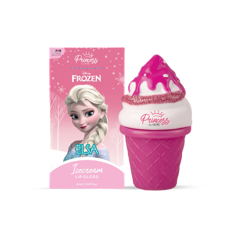 Disney Frozen Princess By Renee Icecream Lip Gloss Elsa