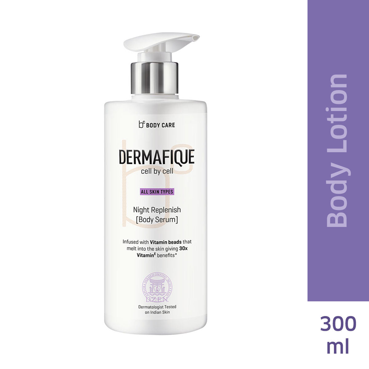 Night Replenish Body Lotion Serum For Skin Restoration With 30X Vit E