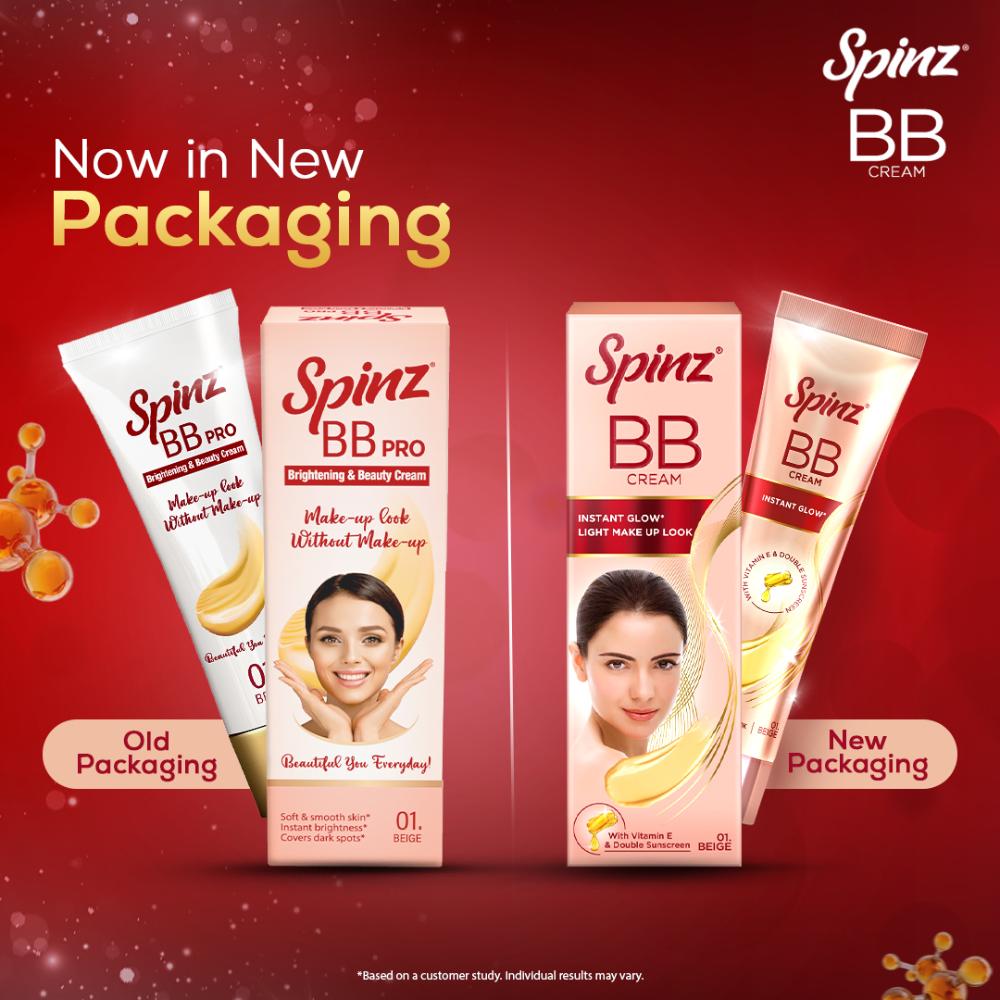 BB Cream 01 Beige, Instant Glow, Light Make Up Look, Vitamin E & Double Sunscreen