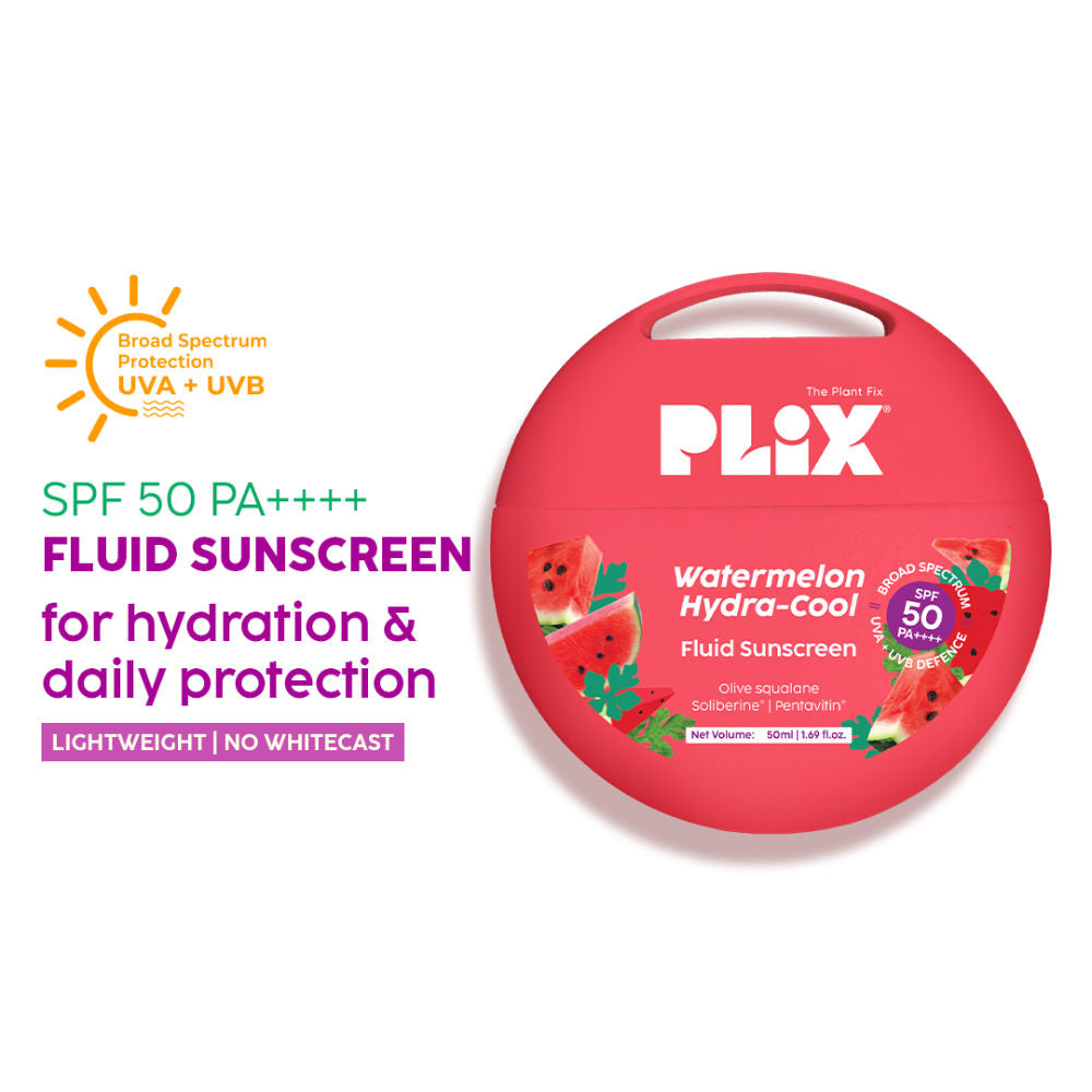 Watermelon Hydra-Cool Fluid Sunscreen With SPF 50 PA++++