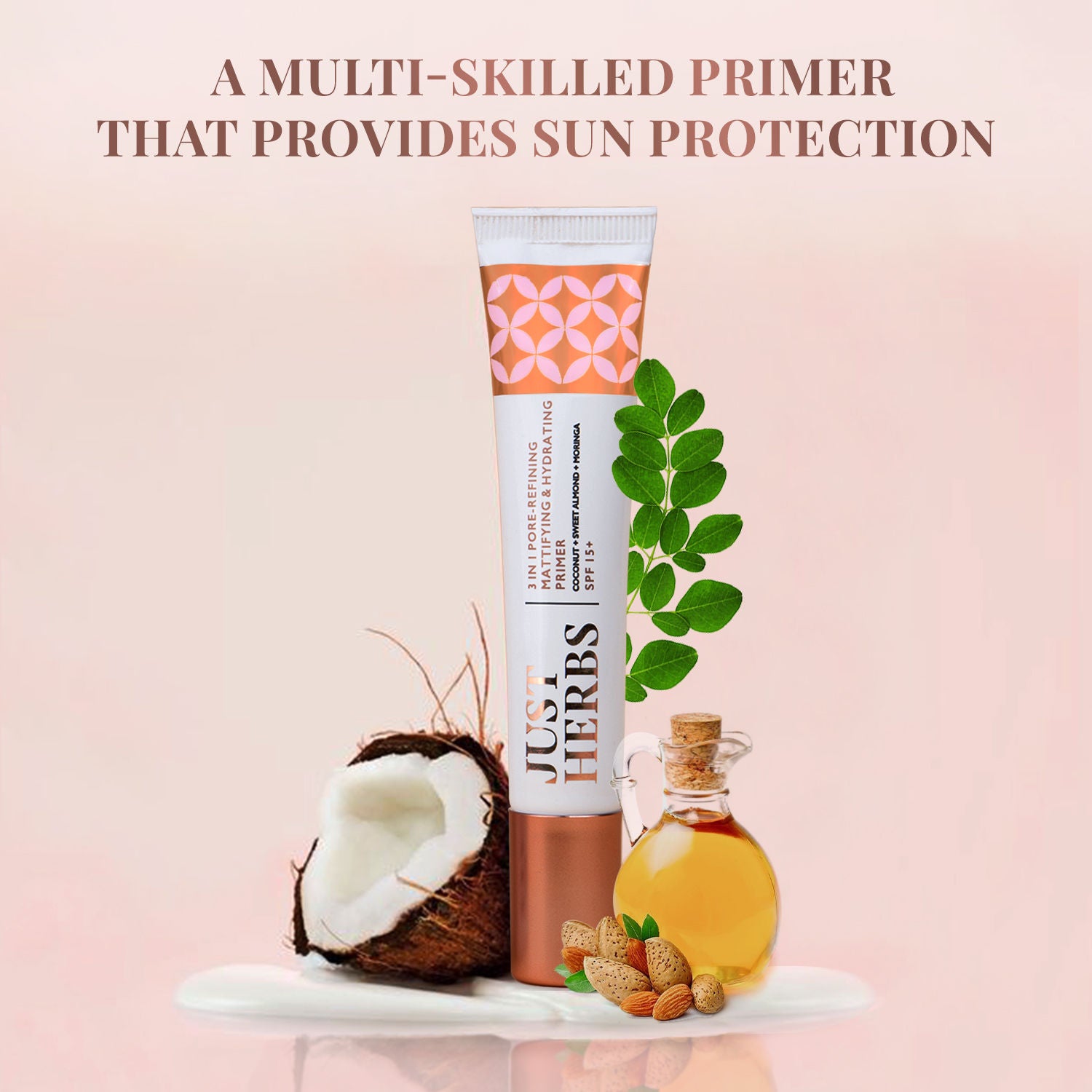 3 In 1 Pore-Refining, Mattifying & Hydrating Face Primer with SPF 15+
