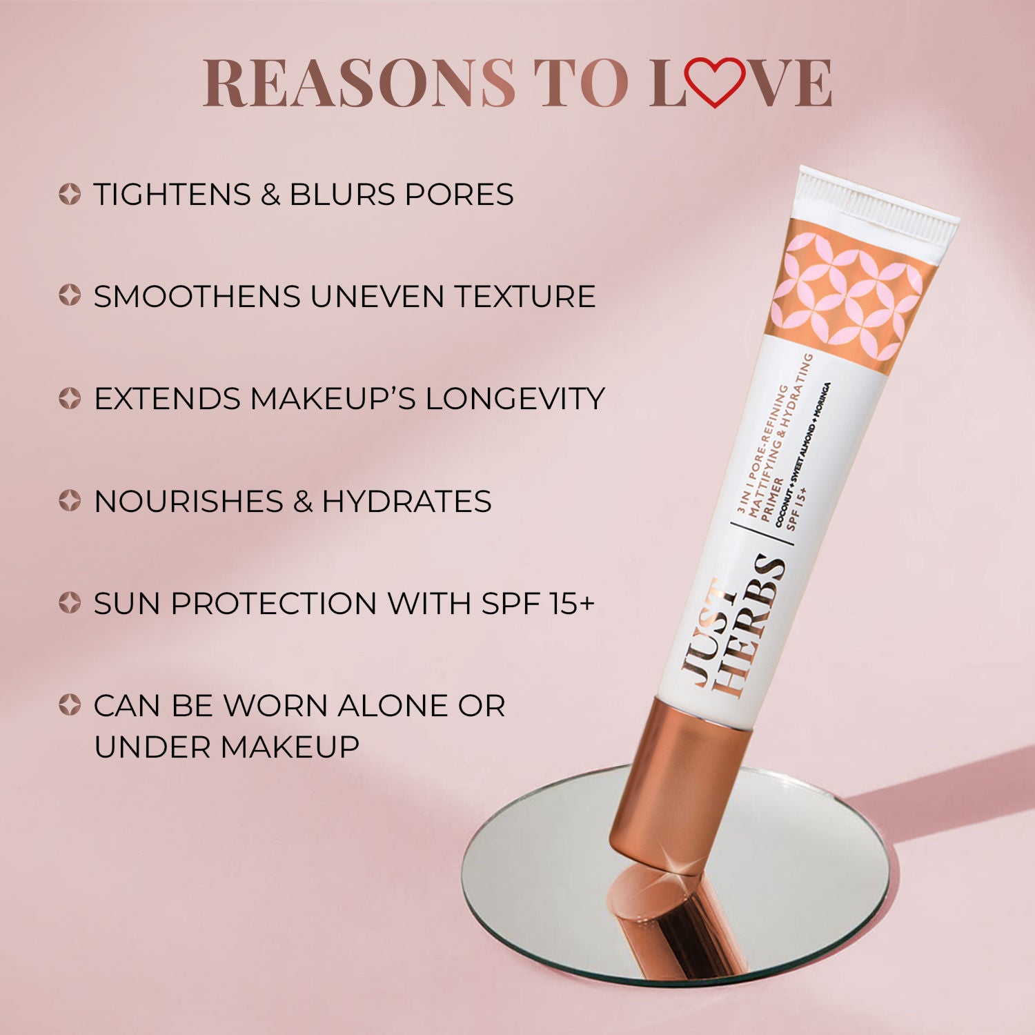 3 In 1 Pore-Refining, Mattifying & Hydrating Face Primer with SPF 15+