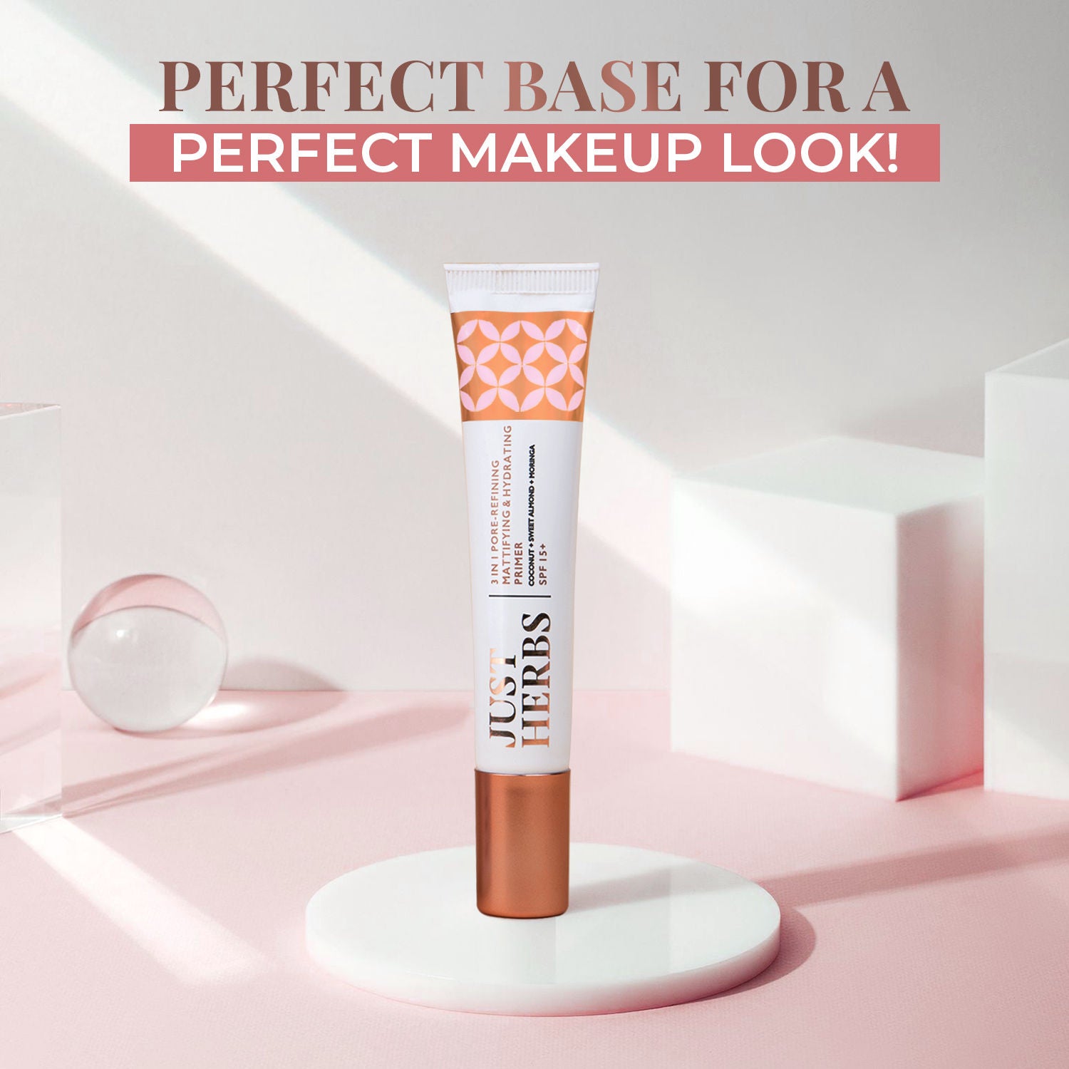 3 In 1 Pore-Refining, Mattifying & Hydrating Face Primer with SPF 15+