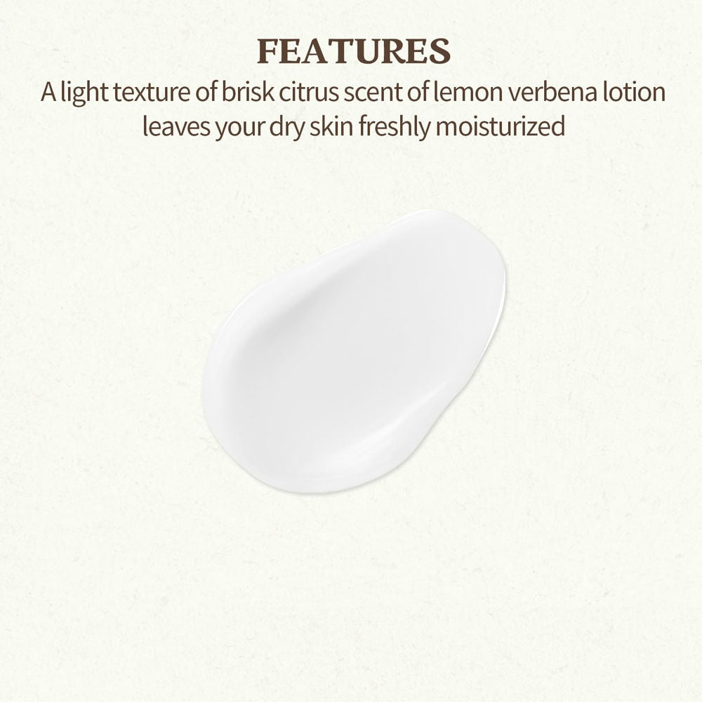 Lemon Verbena Body Lotion - Soothing, Refreshing, Skin Softening