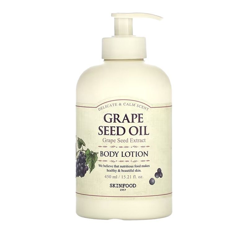Grape Seed Oil Body Lotion - Anti-Aging, Soothing, Skin Repair