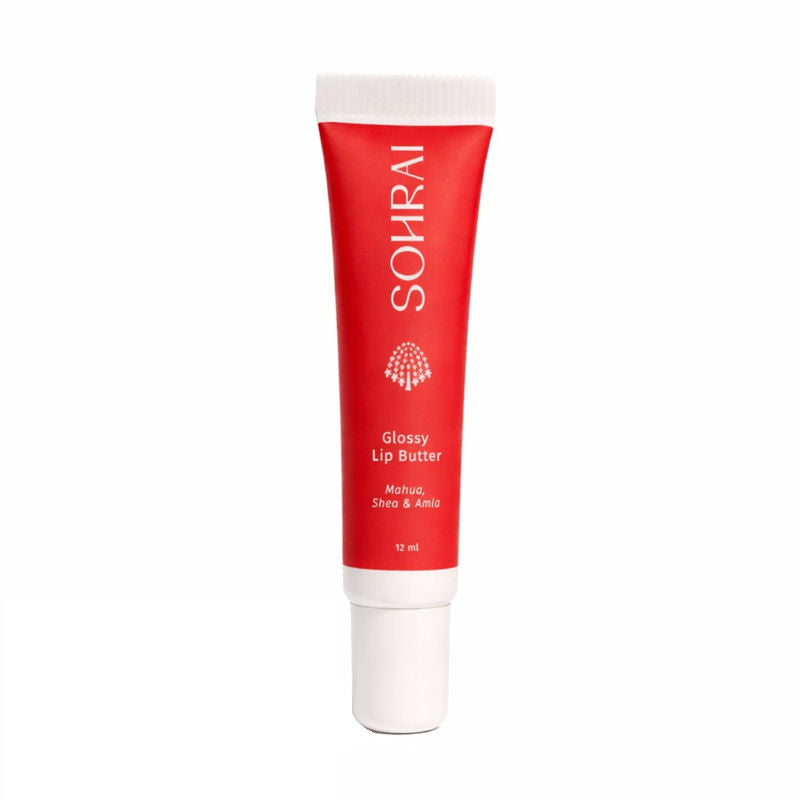 Glossy Lip Butter | Hydrating & Brightening with Mahua, Amla & Shea for Chapped Lips
