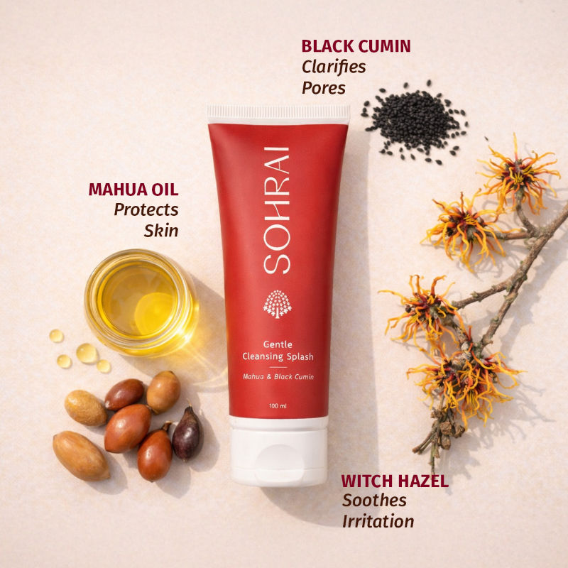 Gentle Cleansing Splash | Foaming Face Wash for Glowing, Blemish-Prone & Sensitive Skin